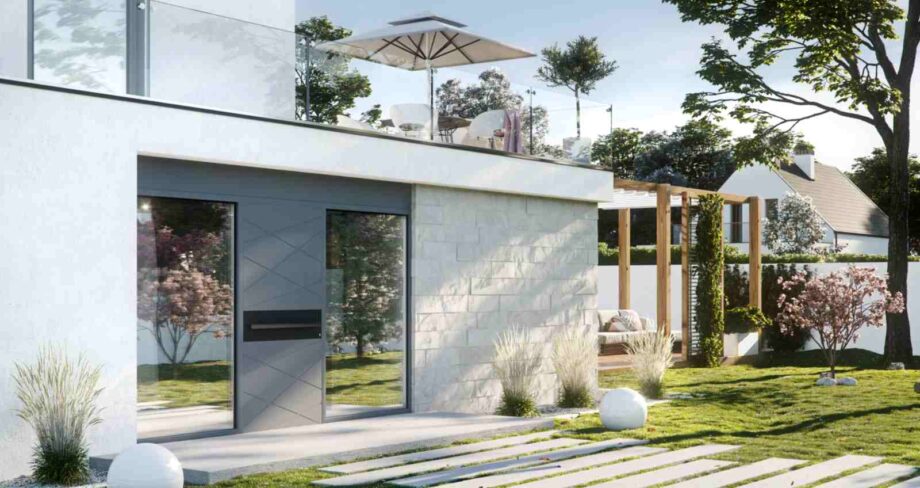 Porte entrée aluminium Tenvis ALUHAUS