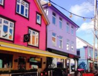 Rue colorée à Stavanger