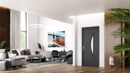 porte entrée vue intérieur