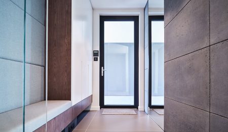 Porte d’entrée vitrée