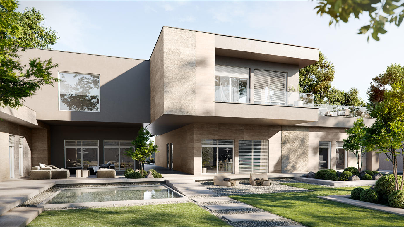 Fenêtre-pilar-maison-contemporaine