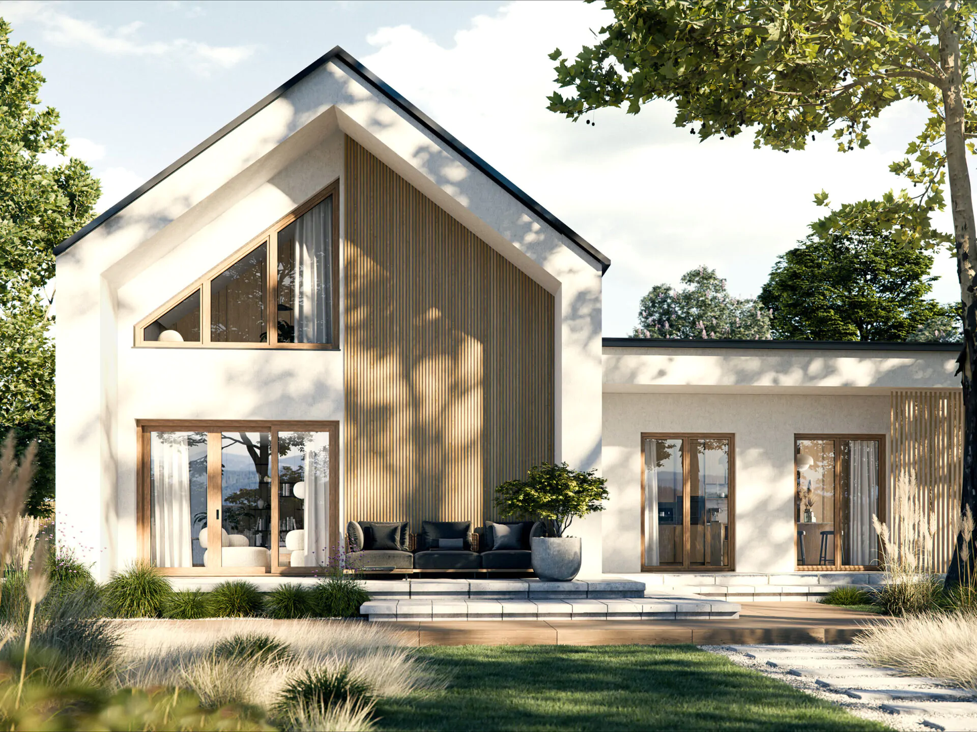 fenetre-trapèze-prismatic-woodec-turner-oak-malt-vue-exterieur